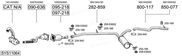 Bosal SYS11064