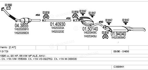 MTS C380641002609