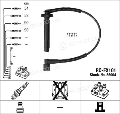 NGK / NTK RC-FX101