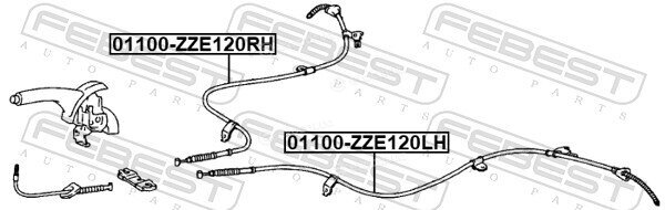 Febest 01100-ZZE120RH
