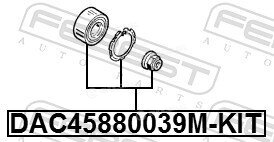 Febest DAC45880039M-KIT