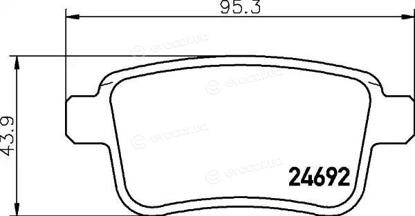 Hella Pagid 8DB 355 013-971