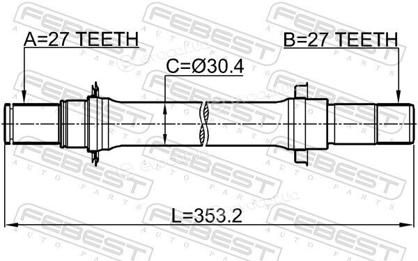 Febest 0312-HRVMTLH