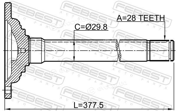 Febest 0412-KB4FRH