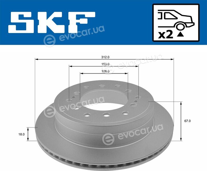 SKF VKBD 90272 V2