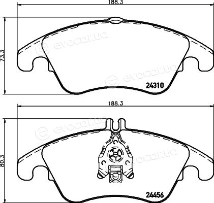 Hella Pagid 8DB 355 012-621