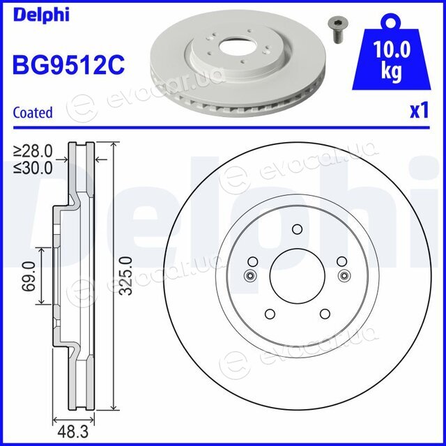 Delphi BG9512C