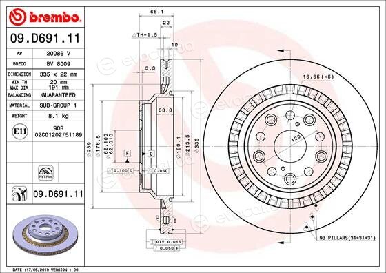 Brembo 09.D691.11