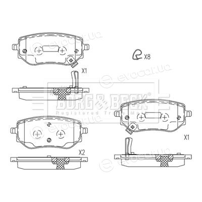 Borg & Beck BBP2814