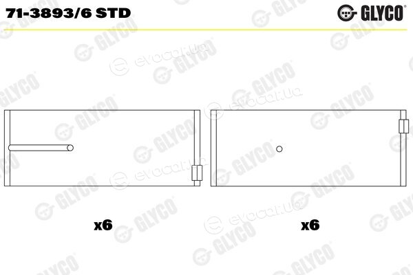 Glyco 71-3893/6 STD