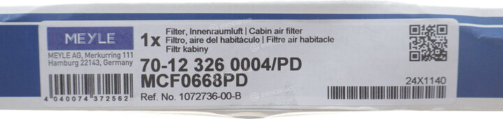 Meyle 70-12 326 0004/PD