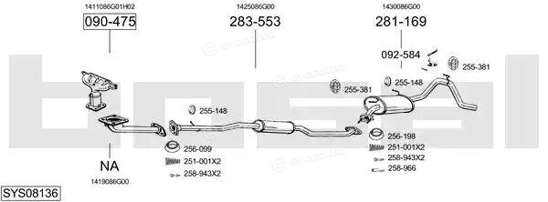 Bosal SYS08136