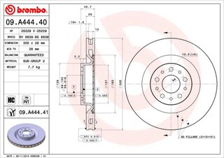 Brembo 09.A444.40