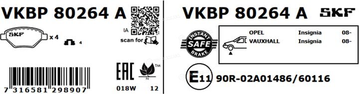 SKF VKBP 80264 A
