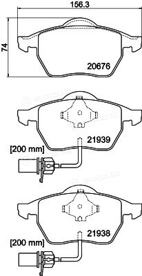 Hella Pagid 8DB 355 008-411