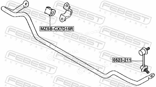 Febest MZSB-CX7D15R