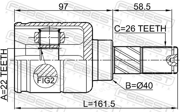 Febest 0211-E11MT16