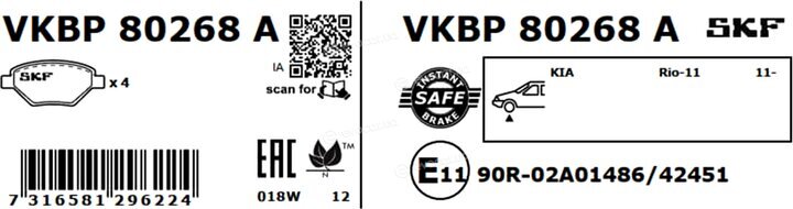 SKF VKBP 80268 A
