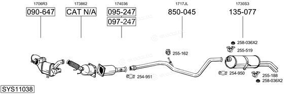 Bosal SYS11038