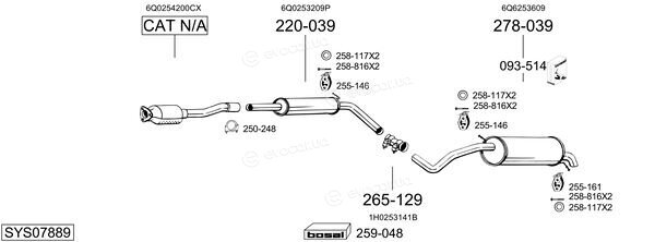 Bosal SYS07889