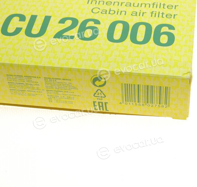 Mann CU 26 006