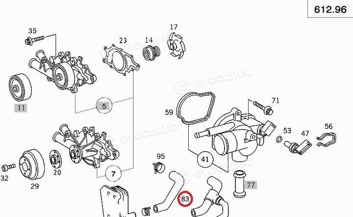 Mercedes-Benz A611 203 05 82