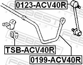 Febest TSB-ACV40R