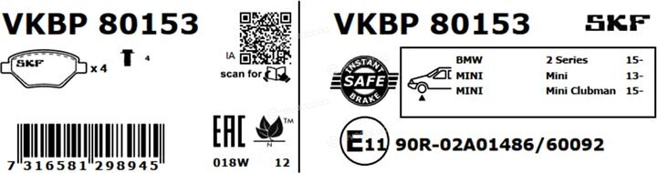 SKF VKBP 80153