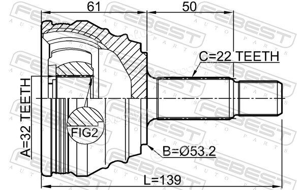 Febest 1510-005