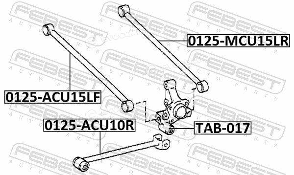 Febest 0125-MCU15LR