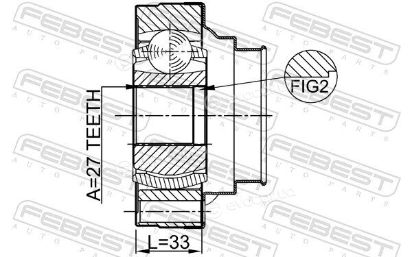 Febest 0111-ACU10