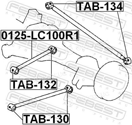 Febest 0125-LC100R1