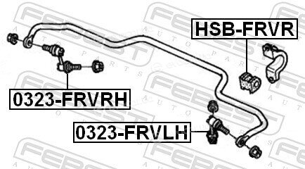 Febest HSB-FRVR