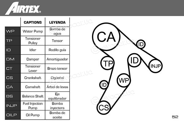 Airtex WPK-199808