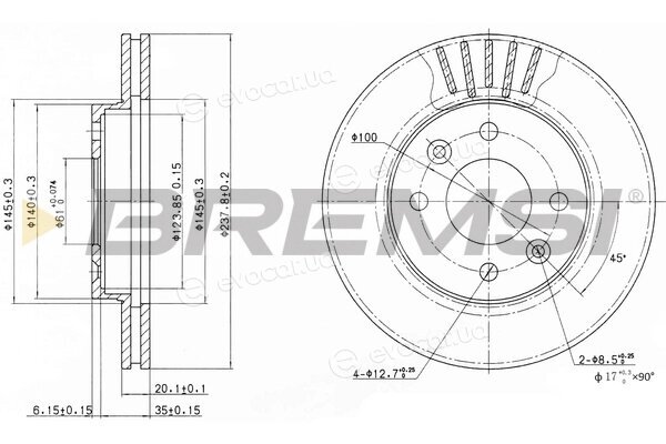 Bremsi CD6158V