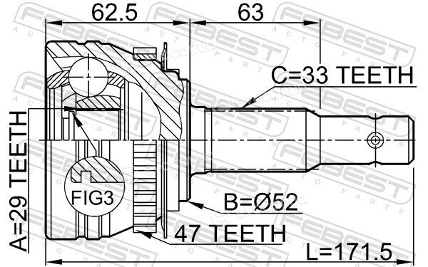 Febest 1110-ESPA47