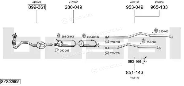 Bosal SYS02605