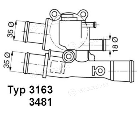 Wahler / BorgWarner 3163.88D