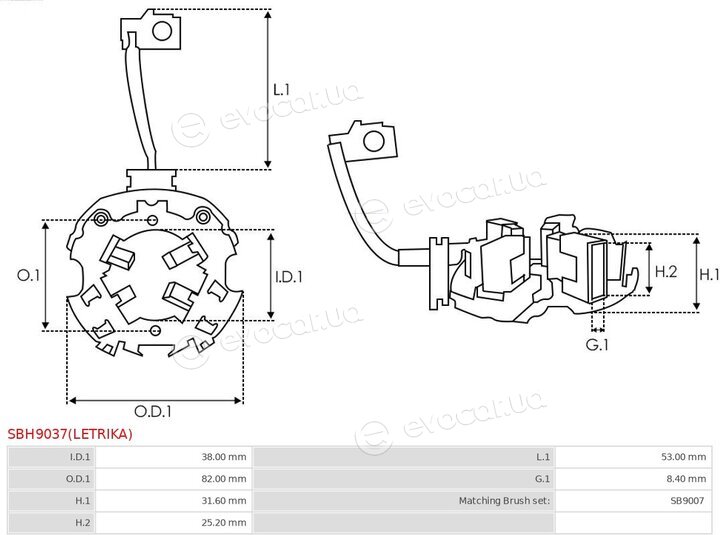 AS SBH9037(LETRIKA)