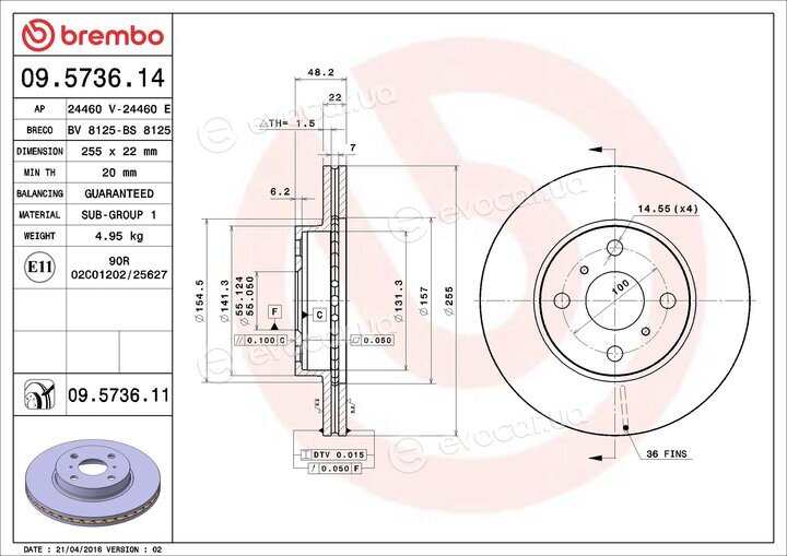 Brembo 09.5736.11