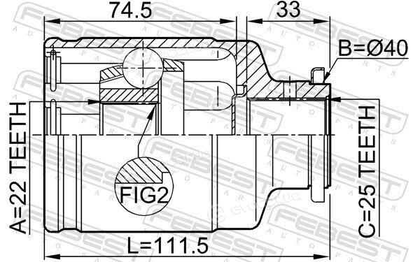 Febest 0811-1001