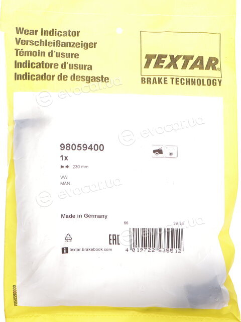 Textar 98059400