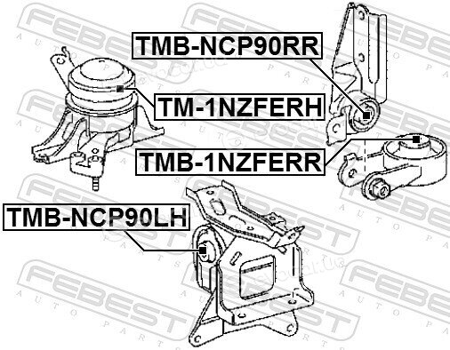 Febest TM-1NZFERH