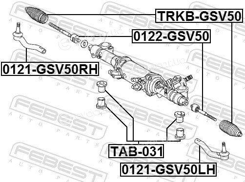 Febest 0122-GSV50