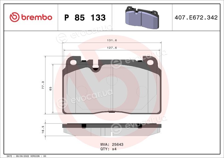 Brembo P 85 133