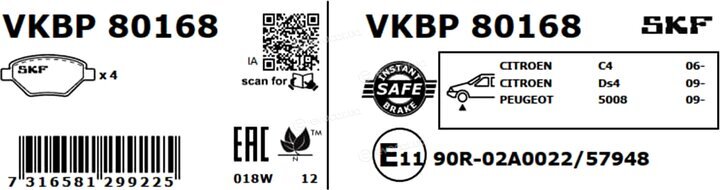 SKF VKBP 80168