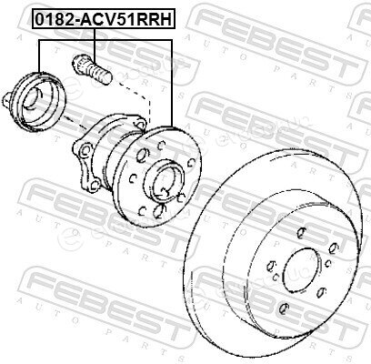 Febest 0182-ACV51RRH