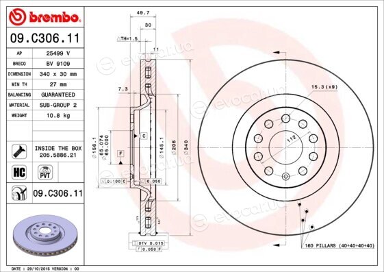 Brembo 09.C306.11