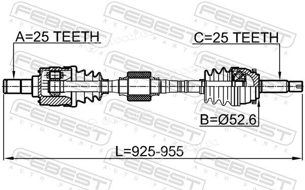 Febest 1214-SOLRH