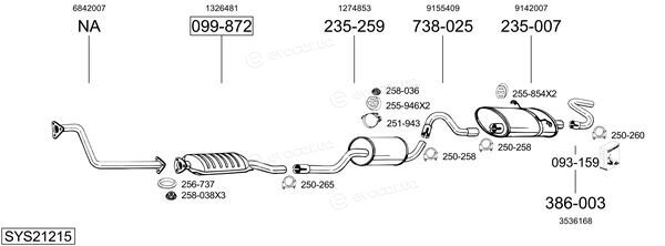 Bosal SYS21215